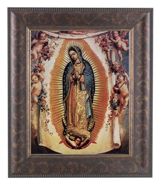 Our Lady Of Guadalupe In Art Deco Frame 10.25X12.25" 8X10Prt