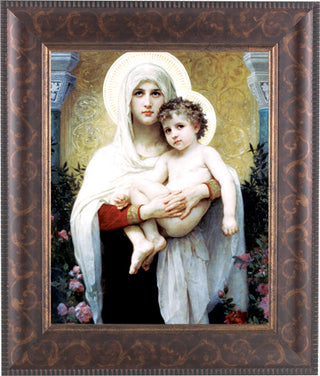 Bouguereau:Madonna Of Child Art Dedo Frame 10.25X12.25" 8X10Prt