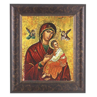 Our Lady Of Passion In Art Deco Frame 10.25X12.25" 8X10 Print