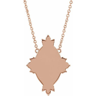 14K Rose 1/5 CTW Natural Diamond Miraculous 16" Necklace