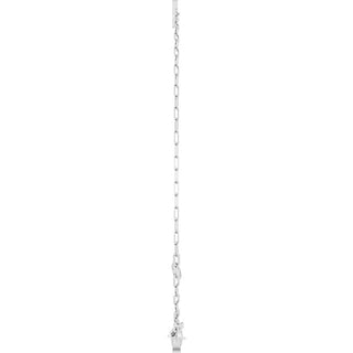Sterling Silver Sans Serif Initial M 6 1/2-7 1/2" Bracelet