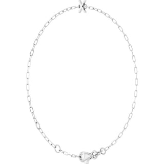 14K White Sans Serif Initial X 6 1/2-7 1/2" Bracelet