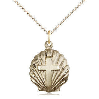 14kt Gold Filled Cross Medal Religious Jewelry