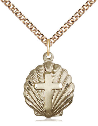 14kt Gold Filled Cross Medal Religious Jewelry