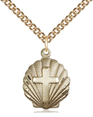 14kt Gold Filled Cross Medal Religious Jewelry