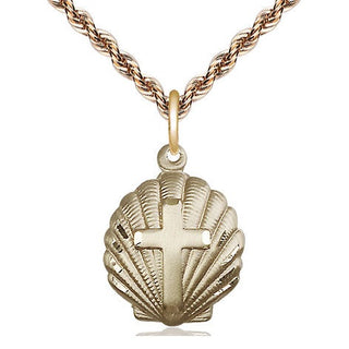 14kt Gold Cross Medal