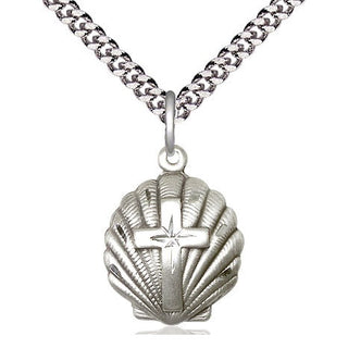 Sterling Silver Cross Medal Religious Jewelry