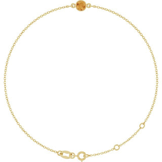 14K Yellow Natural Citrine 6 1/2-7 1/2" Bracelet