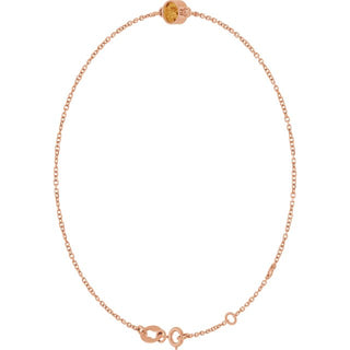 14K Rose Natural Citrine 6 1/2-7 1/2" Bracelet