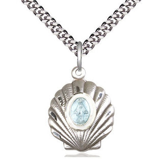 Sterling Silver Miraculous Medal Religious Jewelry