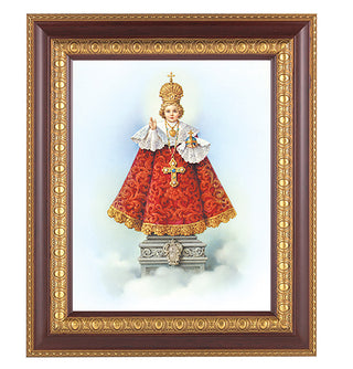 Infant Of Prague In Cherry Frame 10.25X12.25" 8X10 Print