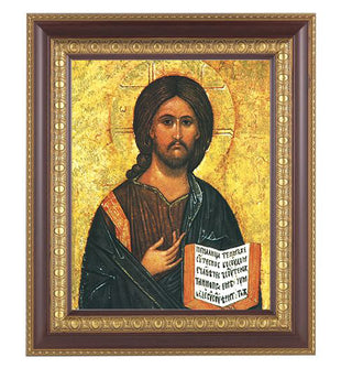 Christ All Knowing In Cherry Frame 10.25X12.25" 8X10 Print