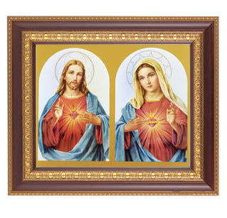 The Sacred Hearts In Cherry Frame 10.25X12.25" 8X10 Print
