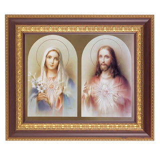 The Sacred Hearts In Cherry Frame 10.25X12.25" 8X10 Print