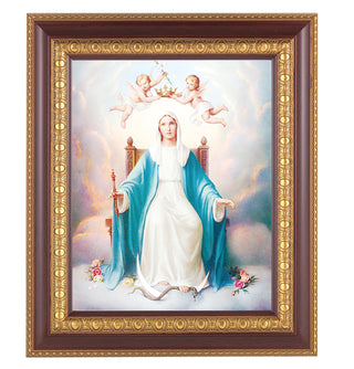 Queen Of Heaven In Cherry Frame 10.25X12.25" 8X10 Print