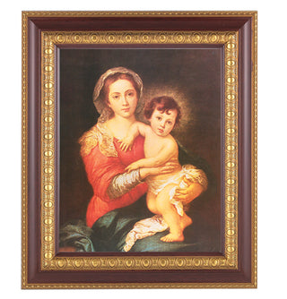 Murillo:Madonna And Child Cherry Frame 10.25X12.25" 8X10Prt