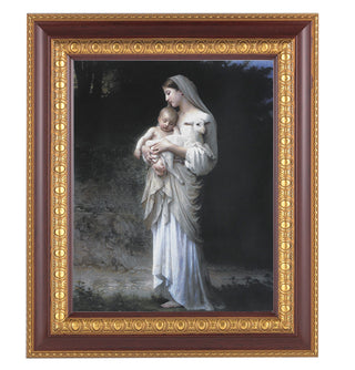 Bouguereau:Divine Innocence Cherry Frame 10.25X12.25" 8X10Prt