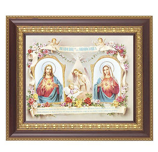 Baby Room Blessing Spanish In Cherry Frame 10.25X12.25" 8X10Prt