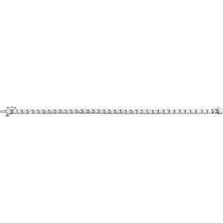 14K White 6 CTW Lab-Grown Diamond Line 7 1/4" Bracelet