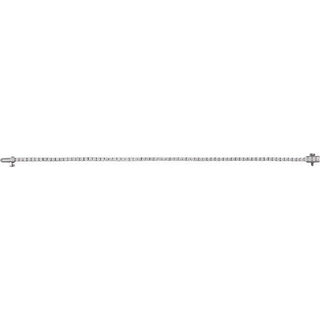 14K White 3 CTW Lab-Grown Diamond Line 7" Bracelet