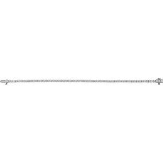 14K White 4 CTW Lab-Grown Diamond Line 7" Bracelet
