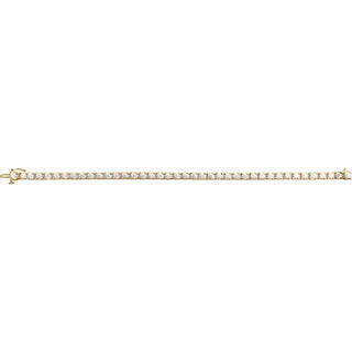 14K Yellow 6 CTW Lab-Grown Diamond Line 7 1/4" Bracelet