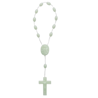 Bulk Glow-in-the-Dark Plastic One-Decade Rosary