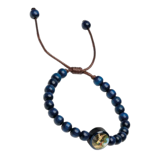 6-pack - Blue Guardian Angel Bracelet