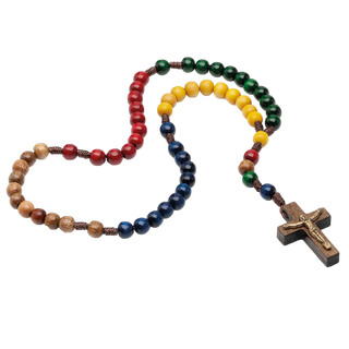 3-pack - Missionary Rosary with Wood Crucifix