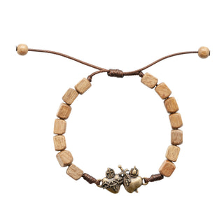 4-pack - Immaculate & Sacred Heart Wood Bracelet