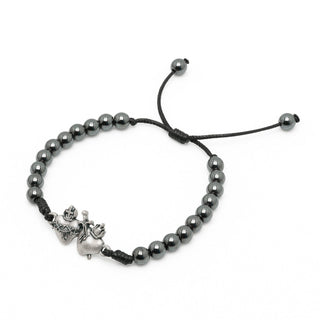 4-Pack - Immaculate & Sacred Hearts Hematite Bracelet