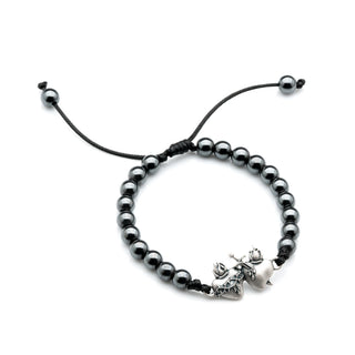 4-pack - Immaculate & Sacred Hearts Hematite Bracelet