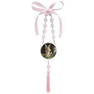 Girl's Guardian Angel Crib Medal