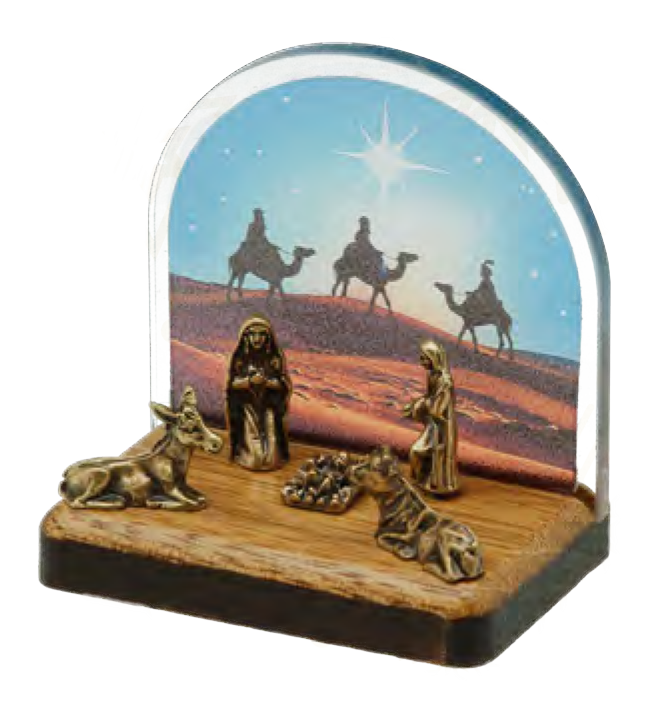 Mini Nativity Scene with 3 Kings | Catholic Shop – CatholicShop.com