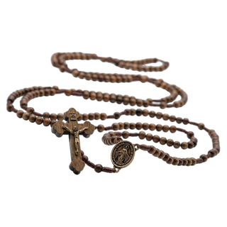 20 Decade Wood Rosary