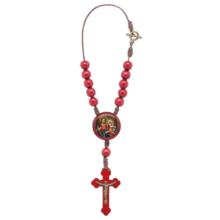 3-pack - Sacred Heart/Immaculate Heart Auto Rosary