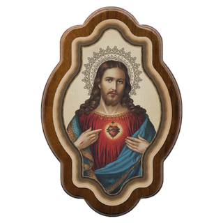 Sacred and Immaculate Heart Wood Wall Hangings