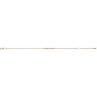 14K Rose Mama 6 1/2-7 1/2" Bracelet