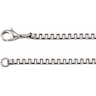 Stainless Steel 3 mm Box 24" Chain
