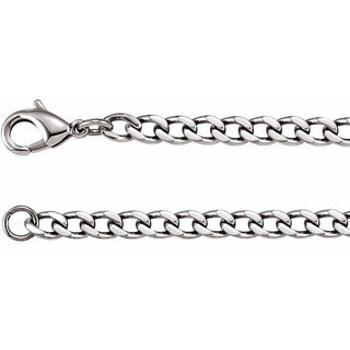 Stainless Steel 4.8 mm Curb 30" Chain
