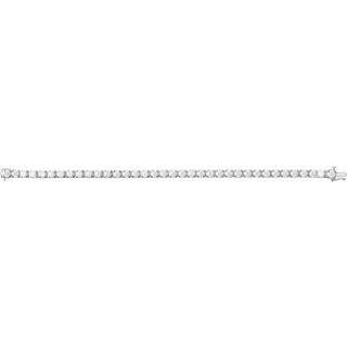 14K White 9 CTW Lab-Grown Diamond Line 7 1/4" Bracelet