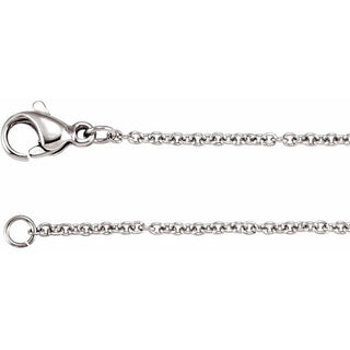 Stainless Steel 1.5 mm Cable 20" Chain