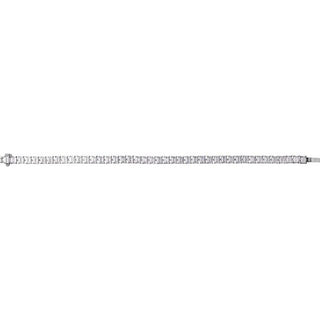 14K White 10 1/2 CTW Lab-Grown Diamond Line 7" Bracelet