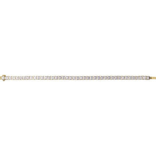 14K Yellow 10 1/2 CTW Lab-Grown Diamond Line 7" Bracelet