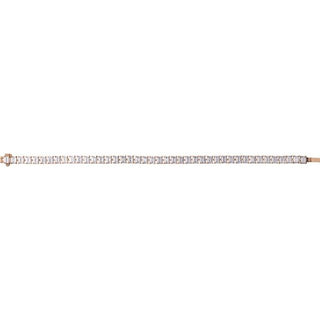 14K Rose 10 1/2 CTW Lab-Grown Diamond Line 7" Bracelet