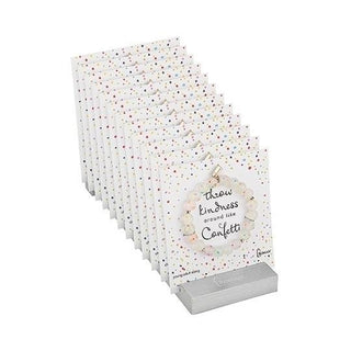 18-Piece Set Child Kindness Bracelet With Display - Carded - 6-Inch