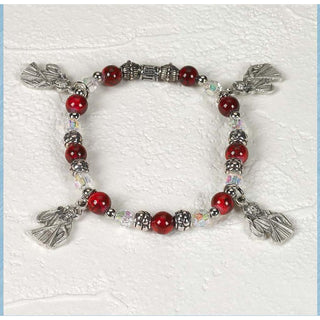 4-pack - Multi Divine Mercy Pendant - Italian Charm Bracelet