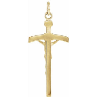 14K Yellow Crucifix Pendant