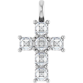 Sterling Silver 1 CTW Lab-Grown Diamond Pendant