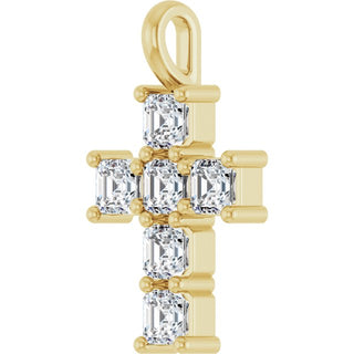 14K Yellow 1 CTW Lab-Grown Diamond Pendant